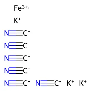 铁氰化钾 structure
