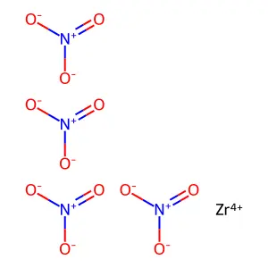 硝酸锆 structure
