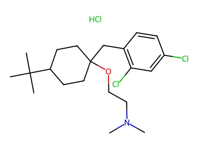2-((1-(2,N-dimethyl-1-ethanamine-, hydrochloride salt structure