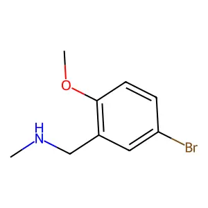 1-(5-溴-2-甲氧基苯基)-N-甲基甲胺 structure