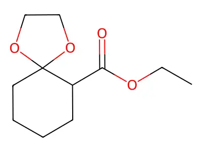Ethyl 1,4-dioxaspiro[4.5]decane-6-carboxylate structure