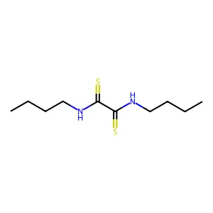 N~1~,N~2~-Dibutylethanebis(thioamide) structure