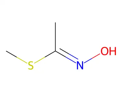 Methyl N-hydroxyethanimidothioate structure