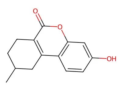 3-Hydroxy-9-methyl-7,8,9,10-tetrahydrobenzo[c]chromen-6-one structure