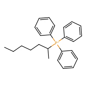 Phosphonium, (1-methylhexyl)triphenyl- structure