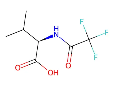 3-Methyl-2-(trifluoroacetamido)butanoic acid structure