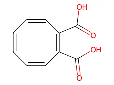 1,3,5,7-Cyclooctatetraene-1,2-dicarboxylic acid structure