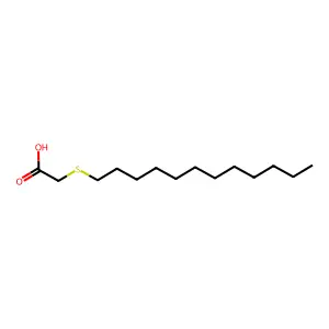 2-(Dodecylthio)acetic acid structure