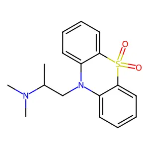 二氧丙嗪 structure