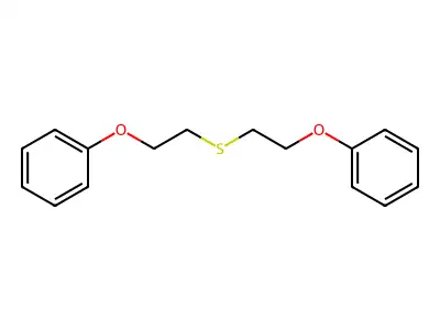Phenetole, beta,beta'-thiodi- structure