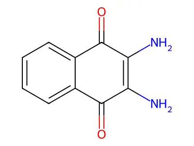 2,3-Diaminonaphthalene-1,4-dione structure