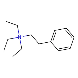 Benzeneethanaminium, N,N,N-triethyl- structure