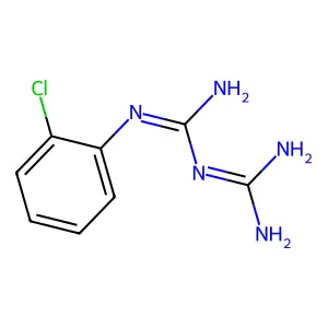 1-(2-Chlorophenyl)biguanide structure