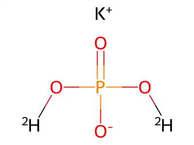 二氘代磷酸钾 structure