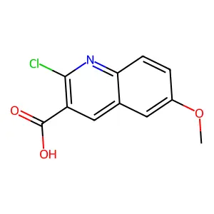 2-Chloro-6-methoxyquinoline-3-carboxylic acid structure
