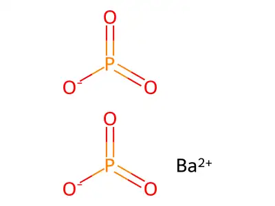 偏磷酸钡 structure