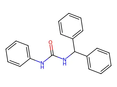 N-Benzhydryl-N'-phenylurea structure