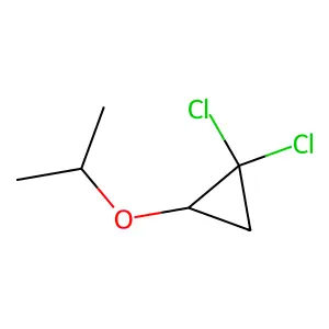 1,1-Dichloro-2-((propan-2-yl)oxy)cyclopropane structure
