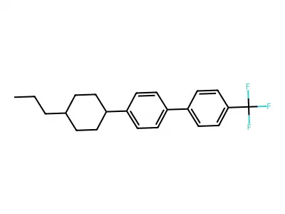 4-[TRANS-4-(TRANS-4-ETHYLCYCLOHEXYL)CYCLOHEXYL]-1-TRIFLUOROMETHOXYBENZENE structure