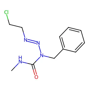 1-Benzyl-1-(2-chloroethyldiazenyl)-3-methylurea structure