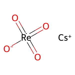 Perrhenic acid, cesium salt structure