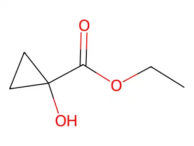 Ethyl 1-hydroxycyclopropane-1-carboxylate structure