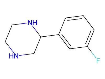 (R)-2-(3-Fluorophenyl)piperazine structure