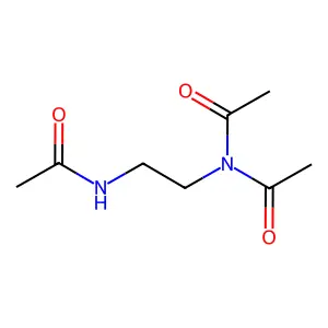 Acetamide, N-acetyl-N-[2-(acetylamino)ethyl]- structure