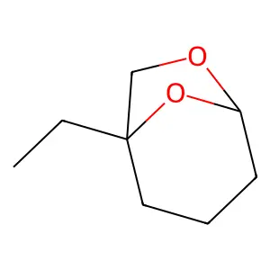 1-Ethyl-6,8-dioxabicyclo(3.2.1)octane structure