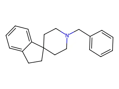 1'-(Phenylmethyl)spiro[1,2-dihydroindene-3,4'-piperidine] structure