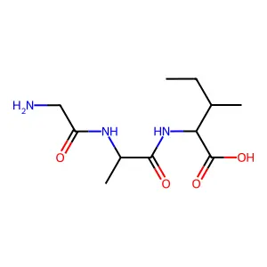 Glycyl-alanyl-isoleucine structure