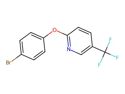 2-(4-Bromophenoxy)-5-(trifluoromethyl)pyridine structure