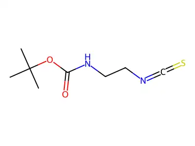 N-Boc-2-isothiocyanatoethylamine structure