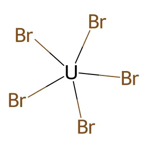 五溴化铀 structure
