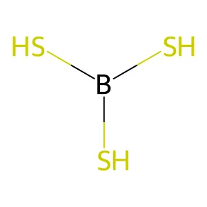硼三硫代酸 structure