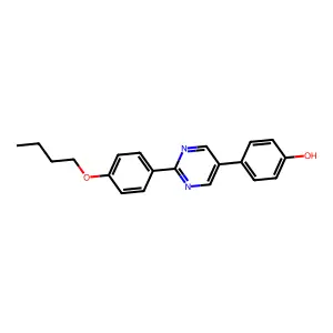 2-(4-Butoxyphenyl)-5-(4-hydroxyphenyl)pyrimidine structure