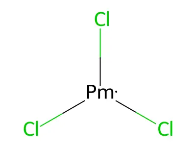 三氯化钷 structure