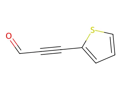 2-Propynal, 3-(2-thienyl)- structure