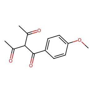 Pentane-2,4-dione, 3-(4-methoxybenzoyl)- structure
