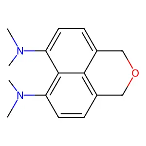 N,N,N',N'-tetramethyl-1H,3H-benzo[de]isochromene-6,7-diamine structure