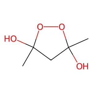 3,5-Dimethyl-1,2-dioxolane-3,5-diol structure
