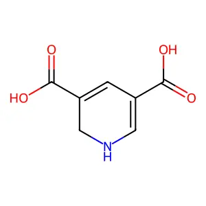 3,5-Pyridinedicarboxylic acid, 1,2-dihydro- structure