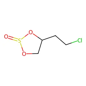 4-(2-氯乙基)-1,3,2-二氧硫杂环戊烷2-氧化物 structure