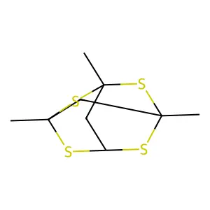 2,4,6,8-Tetrathiaadamantane, 1,3,5-trimethyl- structure