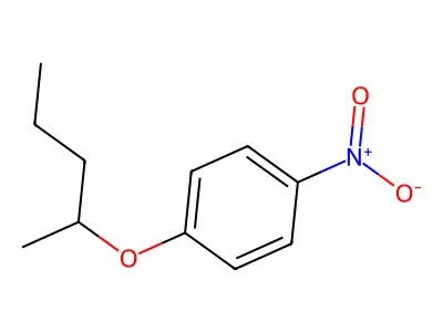 1-(1-甲基丁氧基)-4-硝基苯 structure