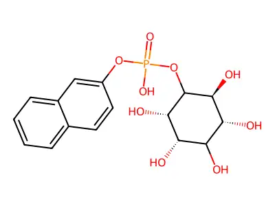 2-naphthyl-myo-inositol1-phosphate structure
