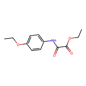 Ethyl [(4-ethoxyphenyl)amino](oxo)acetate structure