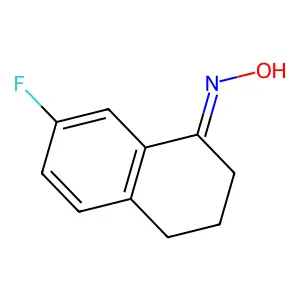 7-Fluoro-3,4-dihydronaphthalen-1(2H)-one oxime structure