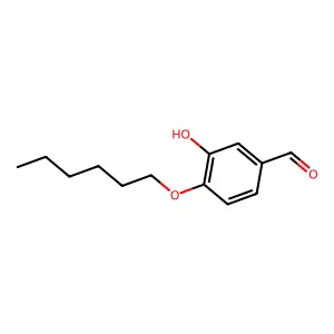 4-(Hexyloxy)-3-hydroxybenzaldehyde structure