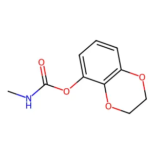 甲基氨基甲酸1,4-苯并二恶烷-5-基酯 structure